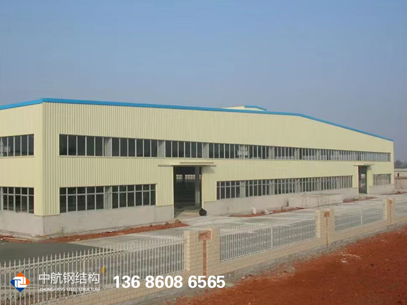 單層鋼結構工業(yè)廠房案例